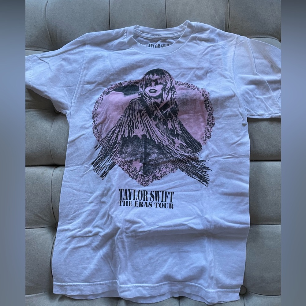 Taylor Swift The Eras Tour White Cotton Tee